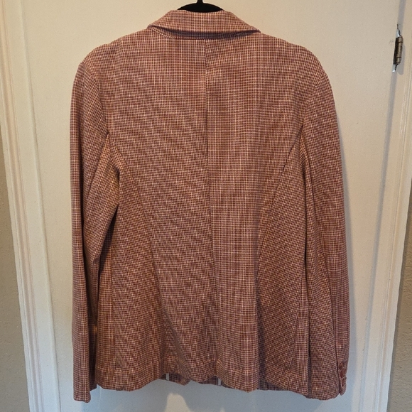 Liverpool Los Angeles Plaid Blazer M - Picture 3 of 4